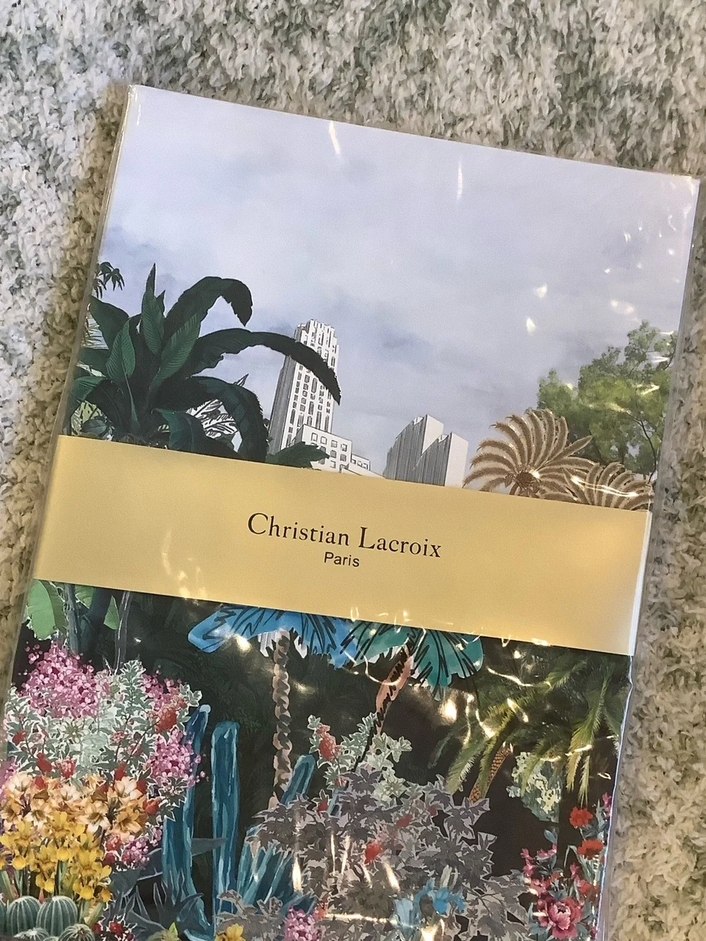Christian Lacroix Paris Tropical Floral City Designer Lined Journal Notebook NWT